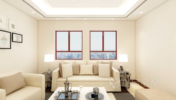 89㎡/三室一廳一衛(wèi)/現(xiàn)代