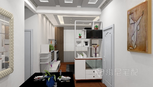 80㎡/兩室兩廳一衛(wèi)/簡約