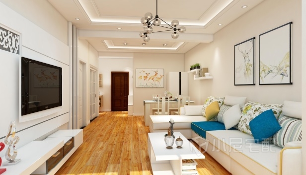 80㎡/兩室一廳一衛(wèi)/簡約