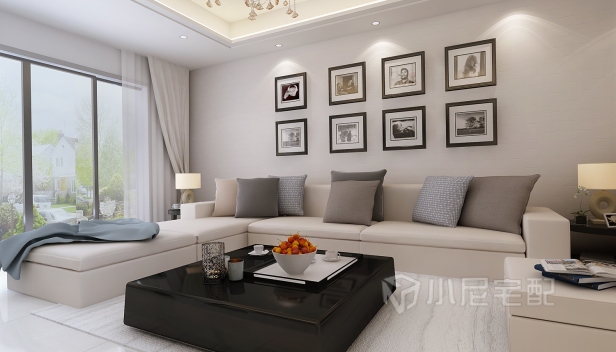 90㎡/兩室兩廳一衛(wèi)/簡約