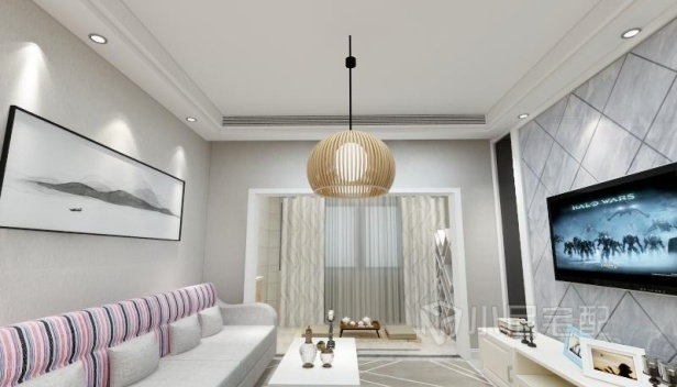 100㎡/兩室一廳一衛(wèi)/現(xiàn)代