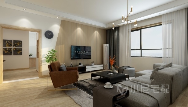 105㎡/兩室兩廳一衛(wèi)/簡約