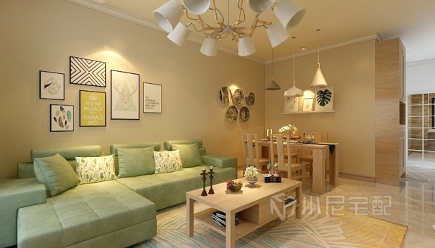 80㎡/兩室一廳一衛(wèi)/田園 80㎡/兩室一廳一衛(wèi)/田園