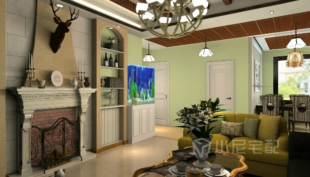 120㎡/三室兩廳一衛(wèi)/田園 120㎡/三室兩廳一衛(wèi)/田園