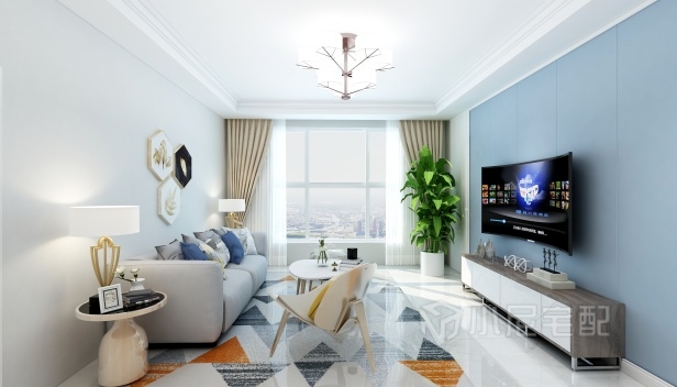 128㎡/三室兩廳兩衛(wèi)/現(xiàn)代