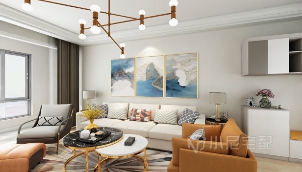 97.17㎡/三室一廳兩衛(wèi)/現(xiàn)代