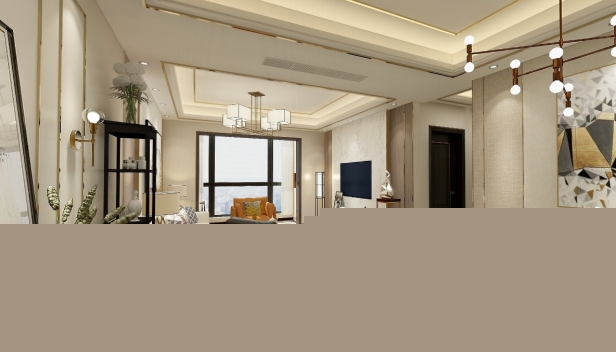 110㎡/三室兩廳兩衛(wèi)/現(xiàn)代