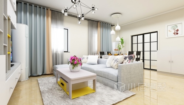 100㎡/三室兩廳一衛(wèi)/現(xiàn)代