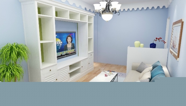 88㎡/兩室兩廳一衛(wèi)/地中海