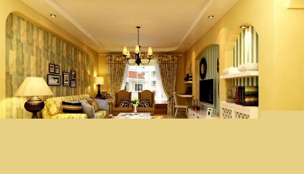 98㎡/三室兩廳兩衛(wèi)/田園 98㎡/三室兩廳兩衛(wèi)/田園