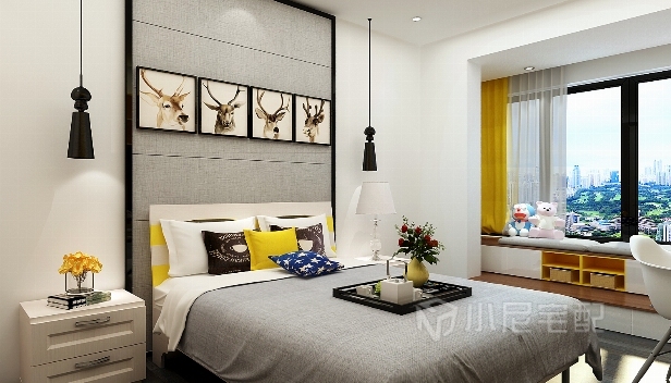 140㎡/三室兩廳兩衛(wèi)/現(xiàn)代