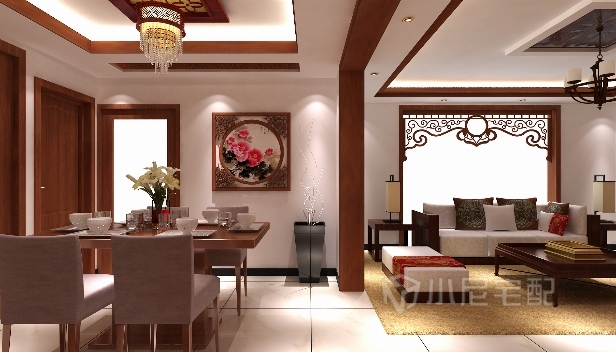 130㎡/三室兩廳一衛(wèi)/中式