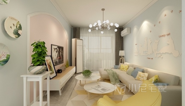 81㎡/兩室兩廳一衛(wèi)/現(xiàn)代