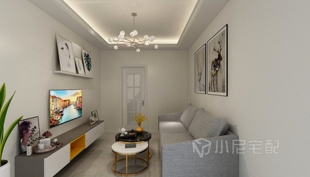 85㎡/兩室一廳一衛(wèi)/現(xiàn)代