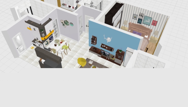 80㎡/兩室一廳一衛(wèi)/現(xiàn)代