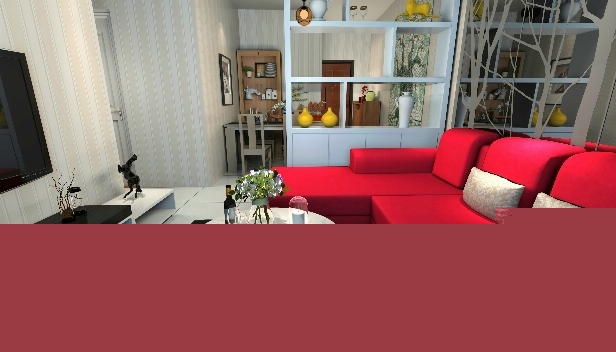 65㎡/兩室一廳一衛(wèi)/混搭