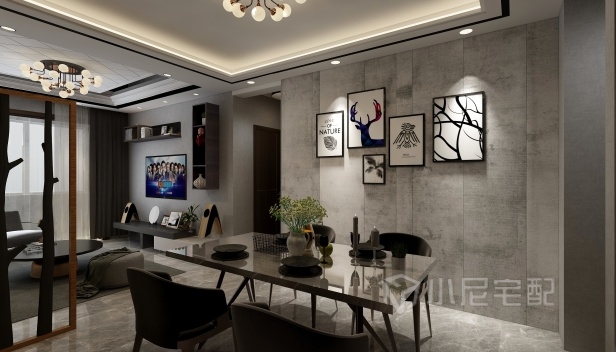 120㎡/三室兩廳一衛(wèi)/現(xiàn)代