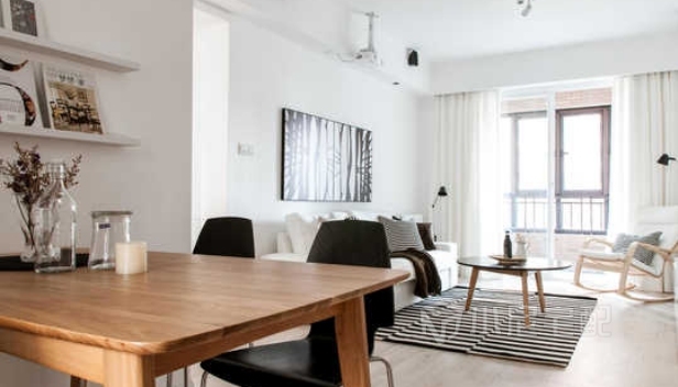 90㎡/兩室兩廳兩衛(wèi)/簡約