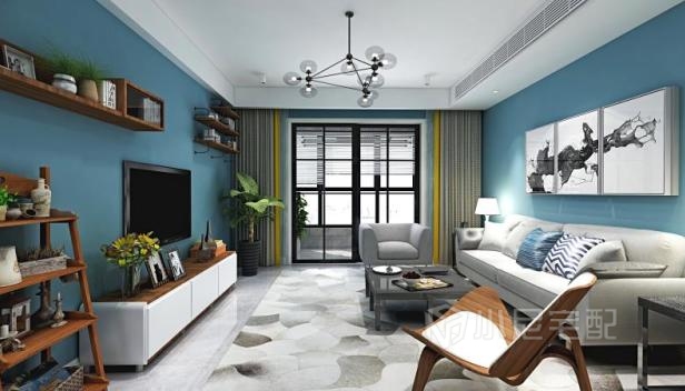 115㎡/四室兩廳兩衛(wèi)/混搭