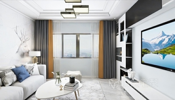 133㎡/三室兩廳兩衛(wèi)/現(xiàn)代